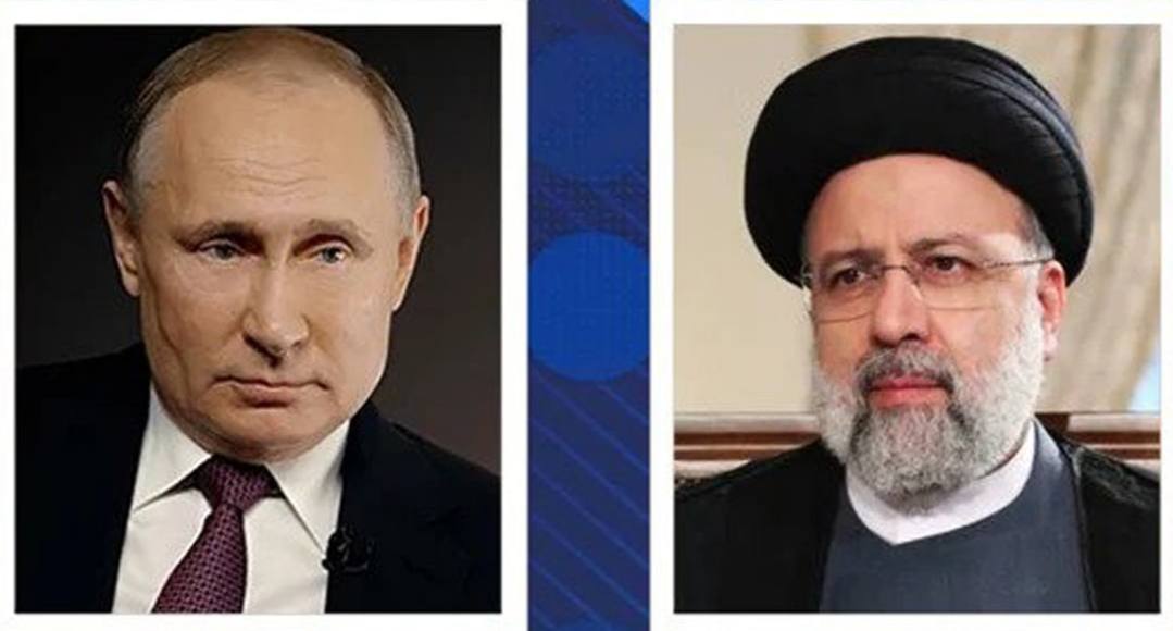 کرێملین پەیوەندی تەلەفۆنی نێوان ڤلادێمیر پووتین و ئیبراهیم ڕەئیسی ڕاگەیاند