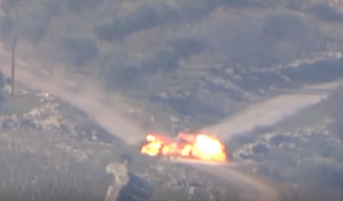 بەهۆی ته‌قینه‌وه‌ی بۆمبێكی چێنراو دوو سه‌ربازی سوپای توركیا کۆژران