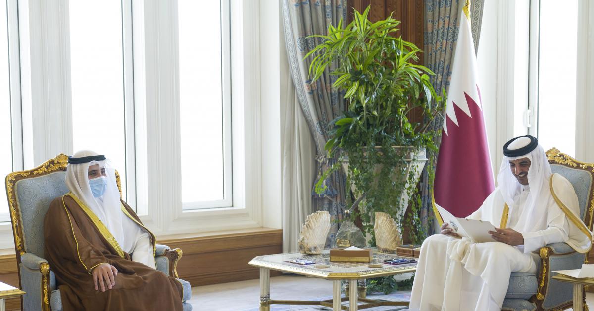 وەلیعەهدی کووەیت نامەیەکی گرینگ بۆ چارەسەرکردنی کێشە ووڵاتانی عەرەبی کەنداوی فارس ئاراستەی ئەمیری قەتەر دەکات