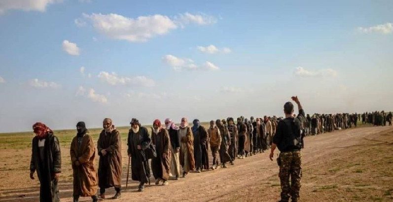 هێزەکانی سووریای دیموکرات ٥٠ ئەندامی داعشیان ڕادەستی عێراق کردەوە