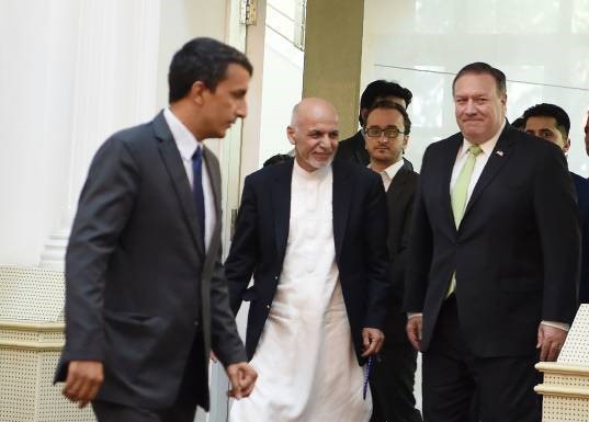 پۆمپێئۆ لە سەفەرێکی چاوەڕوان نەکراو گەیشتە کابۆل