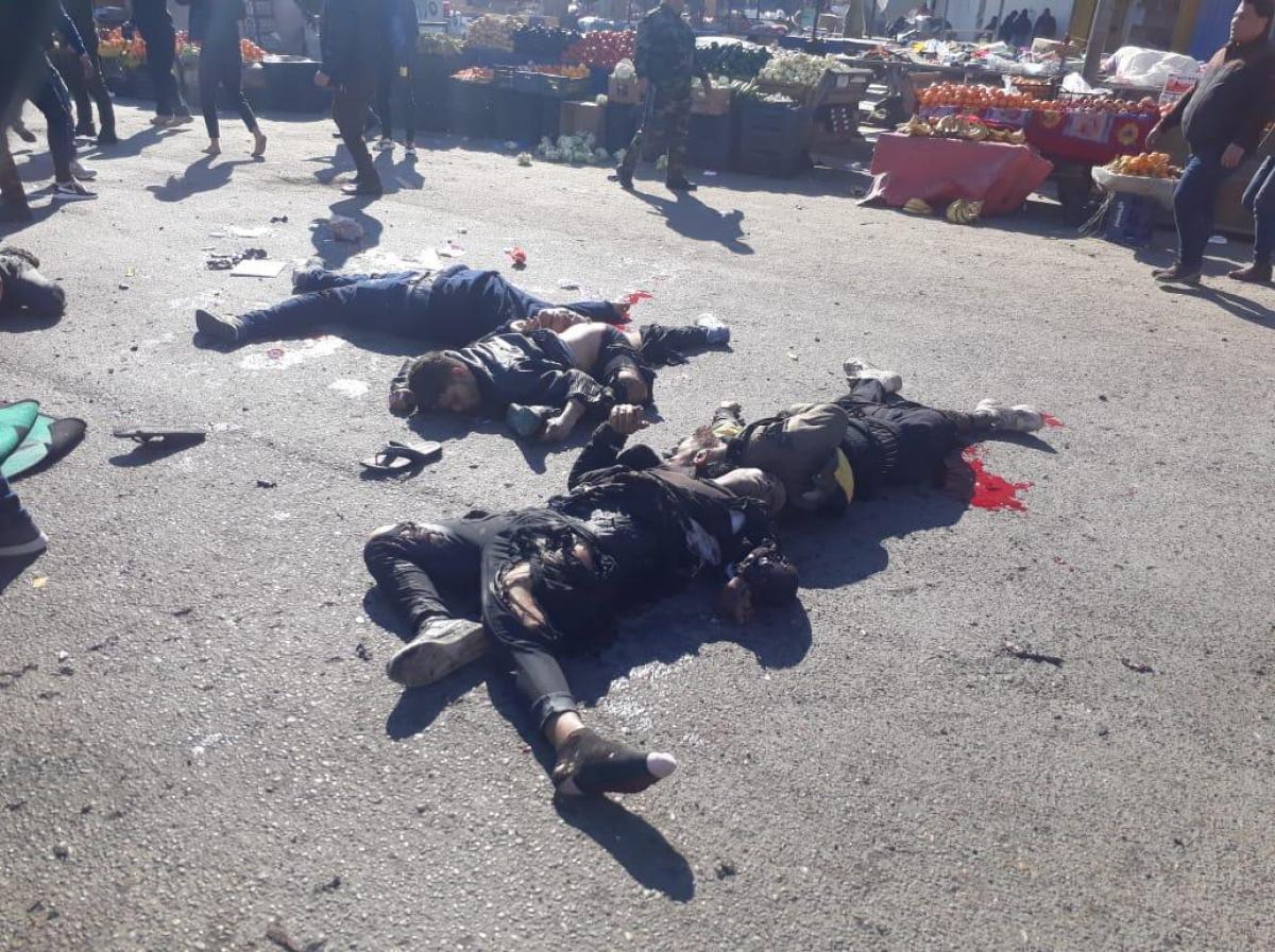 دوو تەقینەوە بەغدای هەژاند