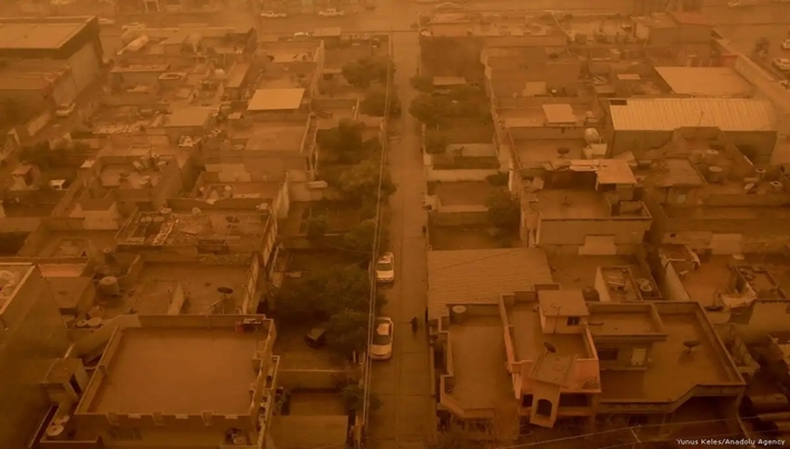 زیاتر له‌ 500 حاڵەتی تەنگەنەفەسی بەهۆی خۆڵبارینەوە له‌ عێراق تۆمارکرا