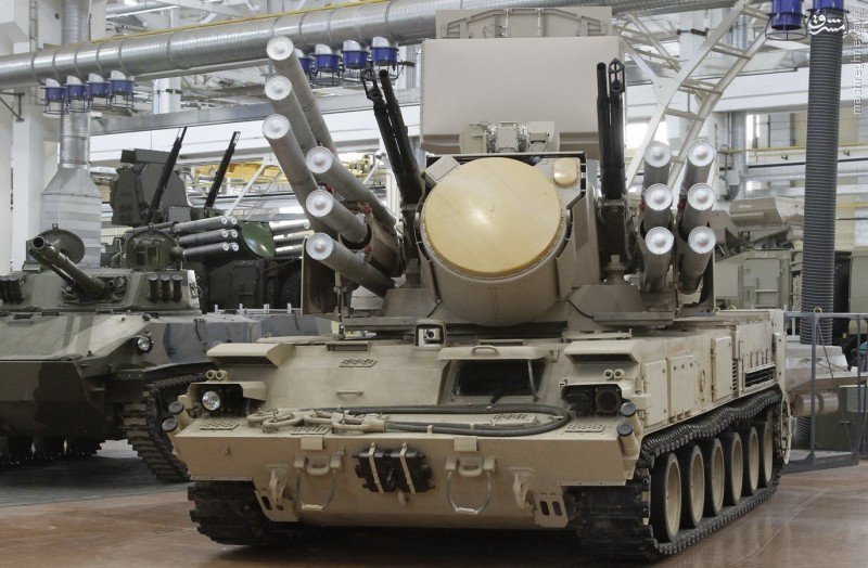 فڕۆکەی بێفڕۆکەوانی میلیشیا سەربازییەکان لە لایەن سیستەمی بەرگری مووشەکی ڕووسی " پانتسیر ئێس " ەوە لە سووریا لەناو بردرا