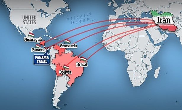 ئەمریکا نیگەرانی خۆی سەبارەت بە هەژموونی نداجای ئێران لە گەرووی پاناما ڕاگەیاند