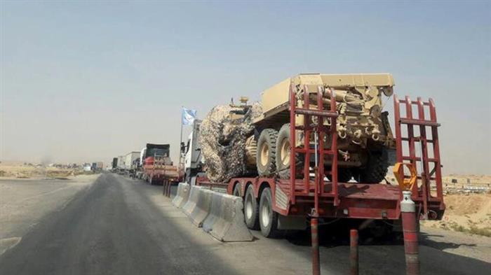 ئەمریکا ٢٠٠ بارهەڵگری پڕ چەک و هاوکاری لۆجیستی بۆ شەڕڤانان  " هەسەدە " ڕەوان کرد