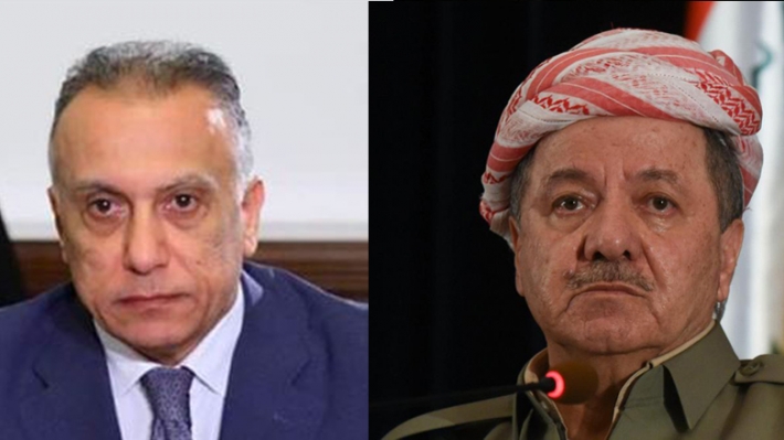 مستەفا کازمی سەرەخۆشی لە سەرۆک بارزانی کرد