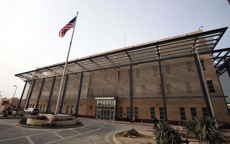 باڵیۆزخانەی ئەمریکا لە بەغدا سیستەمی بەرگری ئاسمانی C-Ram چالاک کرد