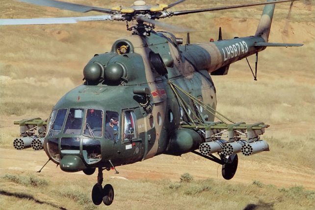 هێلیكۆپته‌رێكی‌ روسی لەچیچان کەوتەخوارەوە