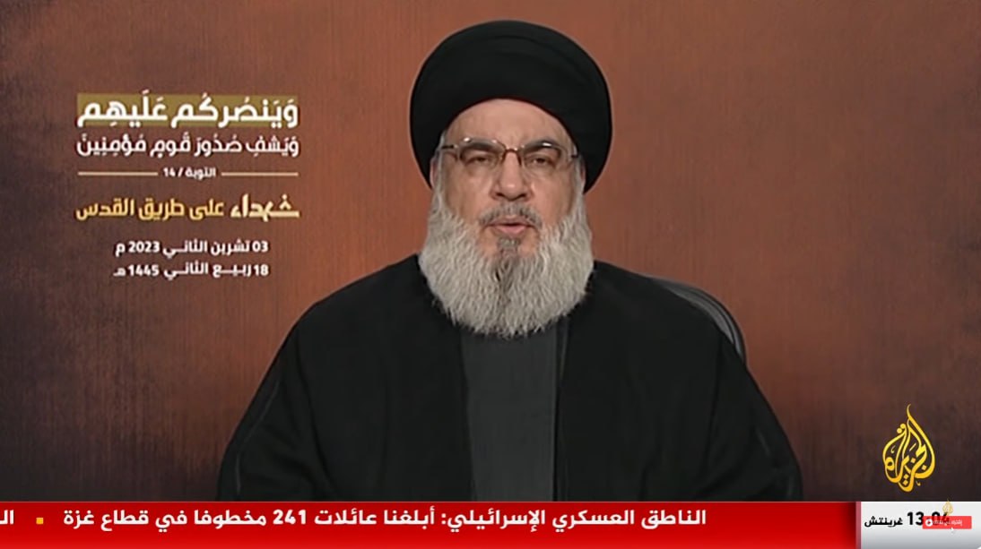 حەسەن نەسرۆڵڵا هەم داوای ئاگربەستی کرد و هەم ڕایگەیاند : شەڕ فراوان بووە!