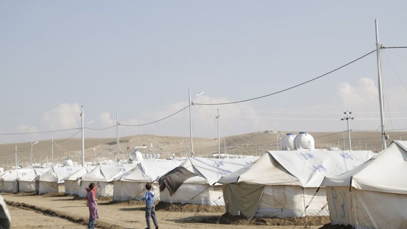 ئاگرێک لە کەمپی ئاوارەکانی دارەشەکرانی هەولێر کەوتەوە