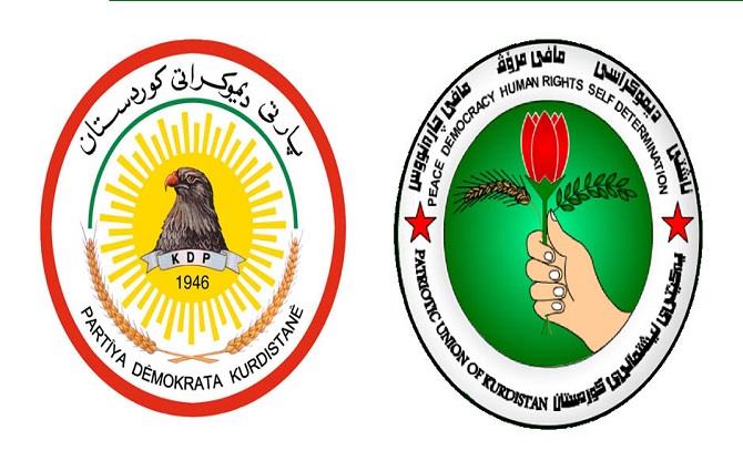 پارتی و یەکێتی ڕاگەیاندراوێکی هاوبەشیان بڵاو کردەوە