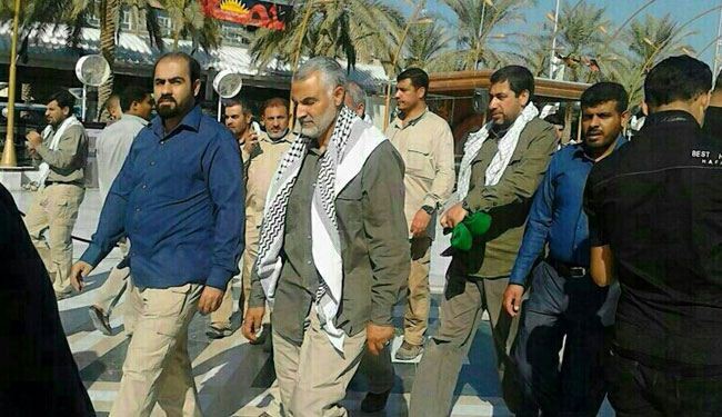 بەپەلە    ...     قاسم سلێمانی لەگەل ٥٢٠ ئەندامی سوپای پاسداران گەیشتوونەتە بەغدا