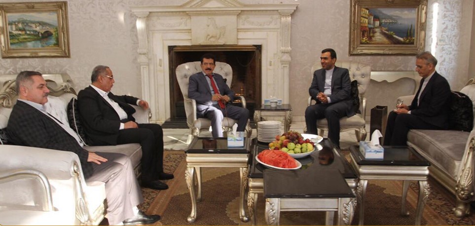 کۆسرەت ڕەسوڵ لە سلێمانی پێشوازی لە سەركونسوڵی نوێی كۆماری ئیسلامی ئێران دەکات