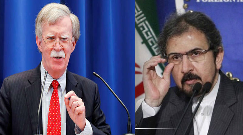 ووتەبێژی وەزارەتی دەرەوەی ئێران بە تووندی ووڵامی قسەکانی ئەمڕۆی بۆڵتۆن دەداتەوە