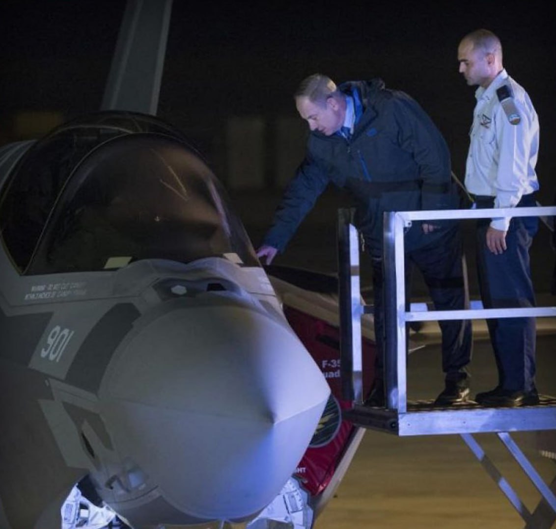 ئیسرائیل فڕۆکەگەلی شەڕکەری ئێف-٣٥ ی ئەمریکای گەڕاندەوە