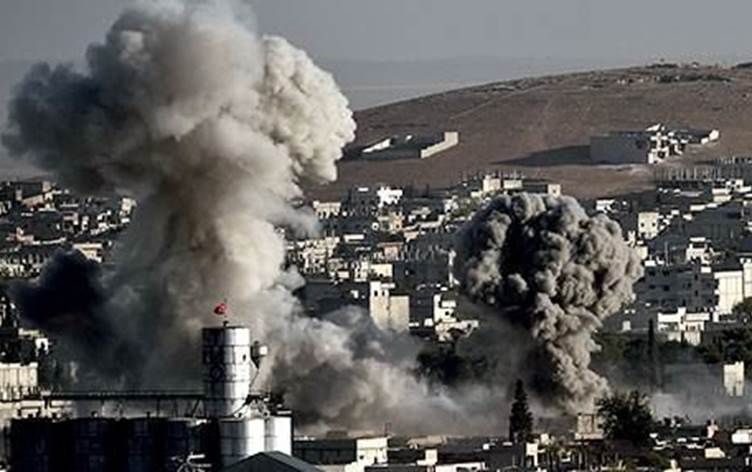 روانگەی سوری: فڕۆکەیەکی بێ فڕۆکەوانی تورکیا کۆبانیی بۆردومانکرد