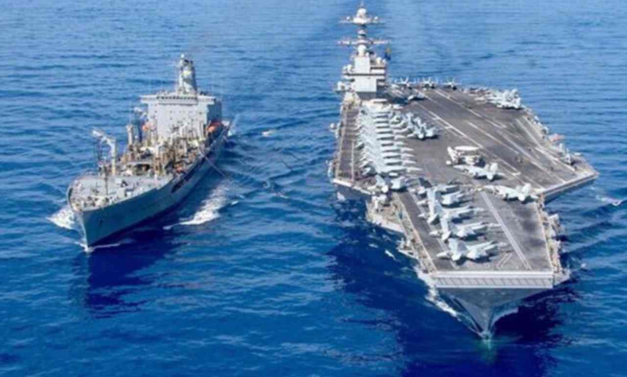 سێنتکام : کەشتییە فڕۆکەهەڵگرەکەی ئەمریکا لە کەنداوی فارس جێگیرکرا