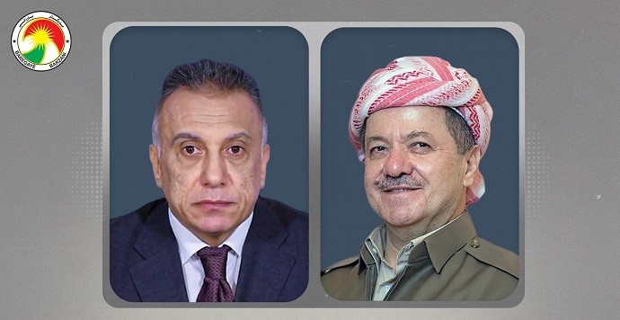 سەرۆك وەزیرانی عێراق لەڕێی تەلەفۆنەوە پەیوەندی بە سەرۆك بارزانی دەكات