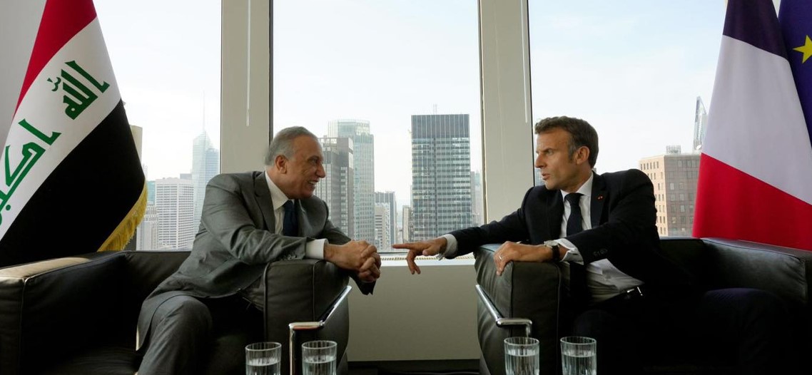 ناوه‌ڕۆكی كۆبوونه‌وه‌كه‌ی موسته‌فا كازمی و ئێمانۆئێڵ ماكرۆن بڵاوكرایه‌وه‌