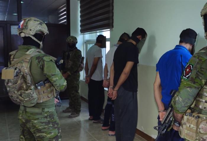 دەستبەسەر کرانی چوار چەکداری داعش لە گەرمیان