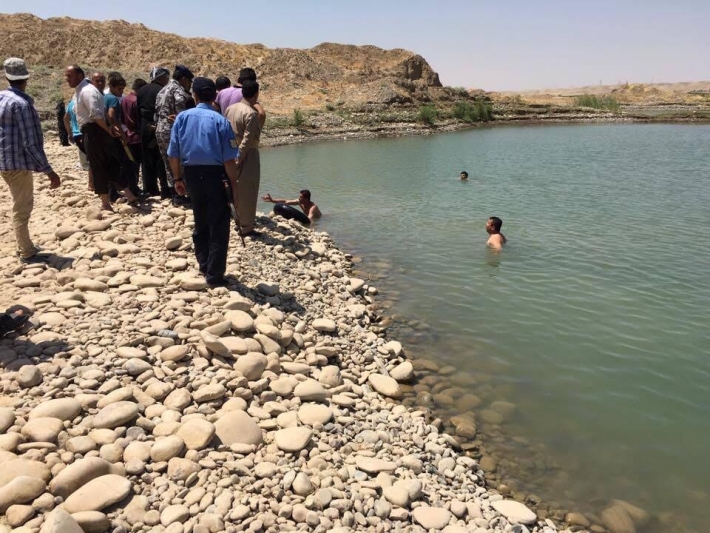 دوو گەشتیاری عەرەب لە شارباژێر خنكان