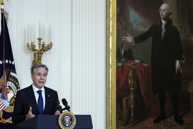 بلینکن : ئازادکردنی پارەکان ی ئێران هیچ پەیوەندییەکی بە هێرشی حەماس ەوە بۆ سەر ئیسرائیل نییە