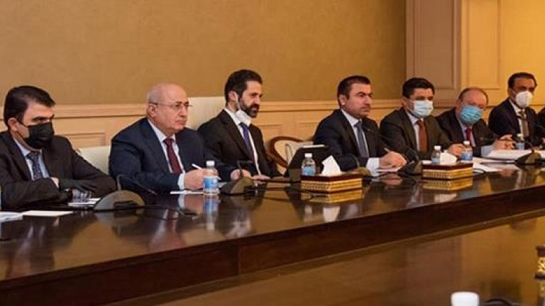 شاندى دانوستانكارى حكوومه‌تى هه‌رێم له‌گه‌ڵ فراكسیۆنى پارتى كۆ بوونه‌وه‌