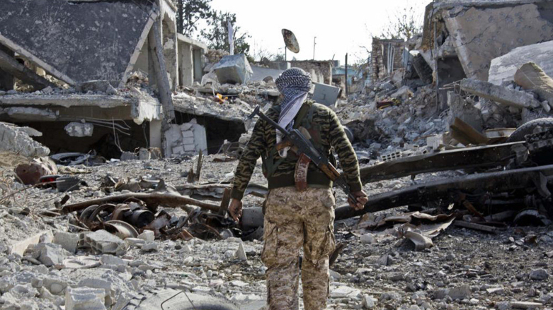 بنكه‌یه‌كی سه‌ربازی توركیا لە لایەن سوپای سووریاوە کرایە ئامانج