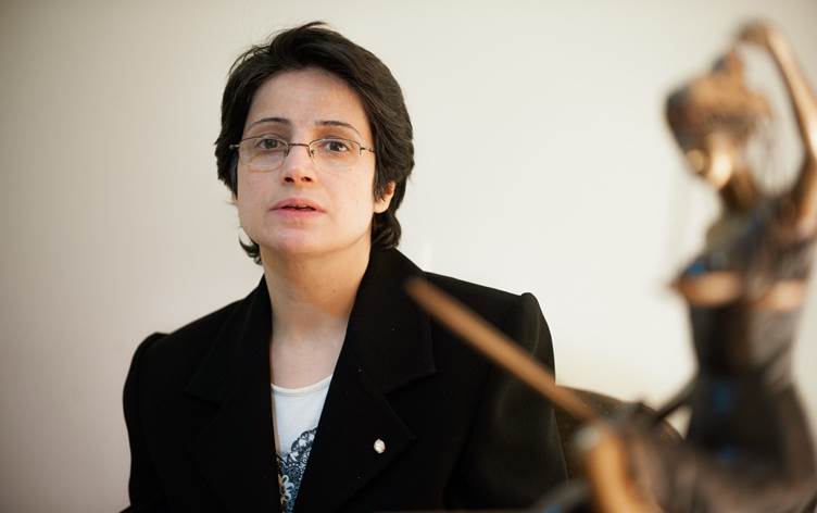 نەسرین ستوودە پارێزەری دەستبەسەر کراوی ئێرانی خەڵاتی ئازادی ڕادەربڕینی پێبەخشرا