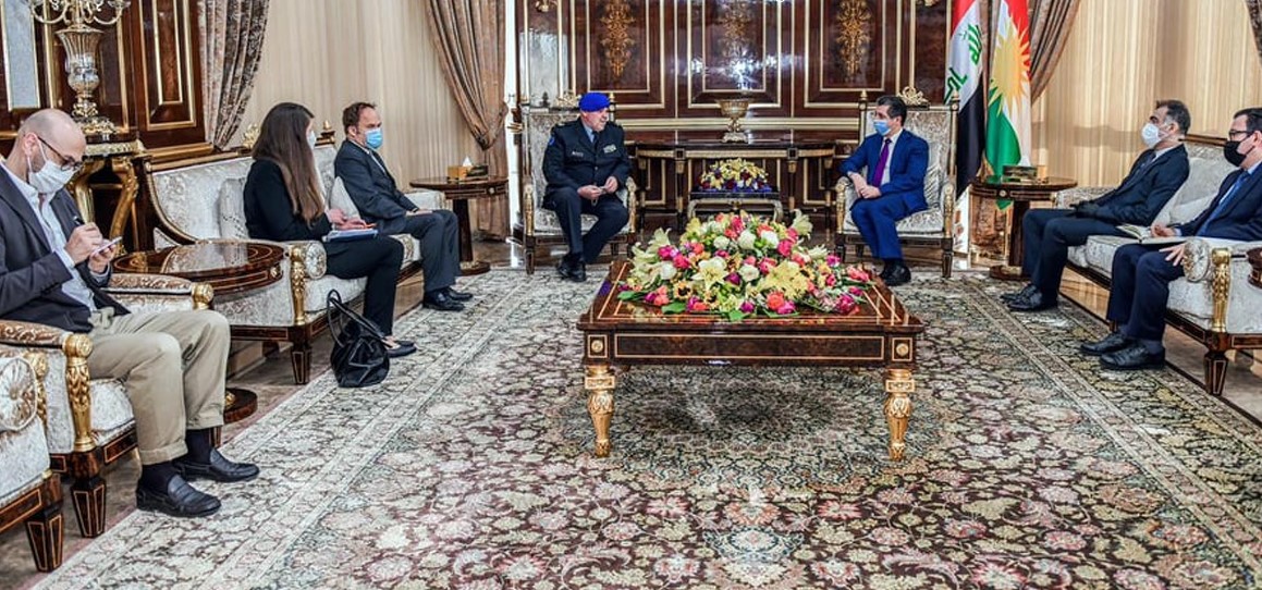 ناوه‌ڕۆكی كۆبوونه‌وه‌ی مه‌سروور بارزانی و نێرده‌ی یه‌كێتی ئه‌ورووپا له‌ عێراق بڵاوكرایه‌وه‌