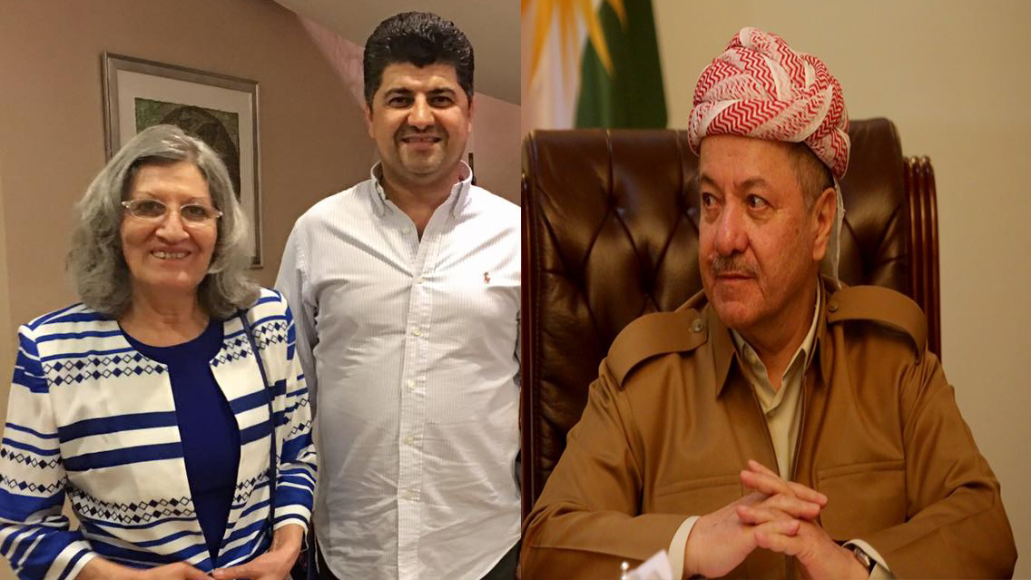 سەردانەکەی هێرۆ ئیبراهیم و کوڕەکانی بۆ لای سەرۆک بارزانی " لاهور جەنگی " بێ سەرو شوێن کرد