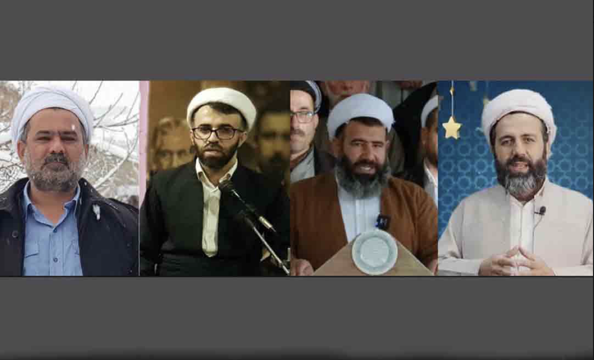 چوار مامۆستای ئایینی لە ڕۆژهەڵاتی کوردستان سزای 11 ساڵ زیندانیکردنیان بۆ دەردەچێت