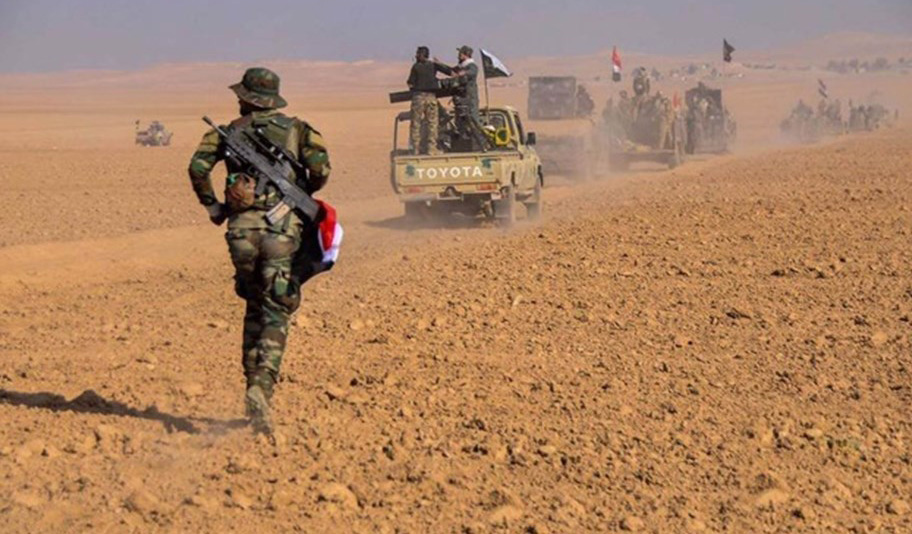 کەرکوک..چەکدارانی حەشدی شەعبی دەکەونە بۆسەیەکی داعشەوە