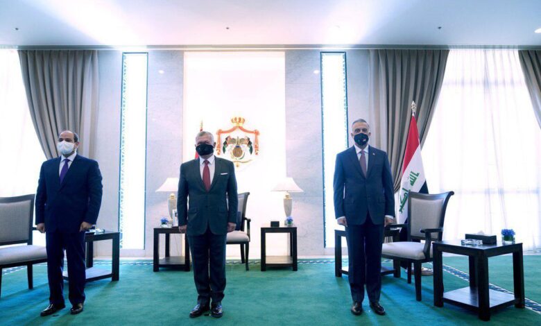 ڕاگەێندراوی هاوبەشی لووتکەی عێراق ، ئۆردوون و میسڕ بڵاودەکرێتەوە