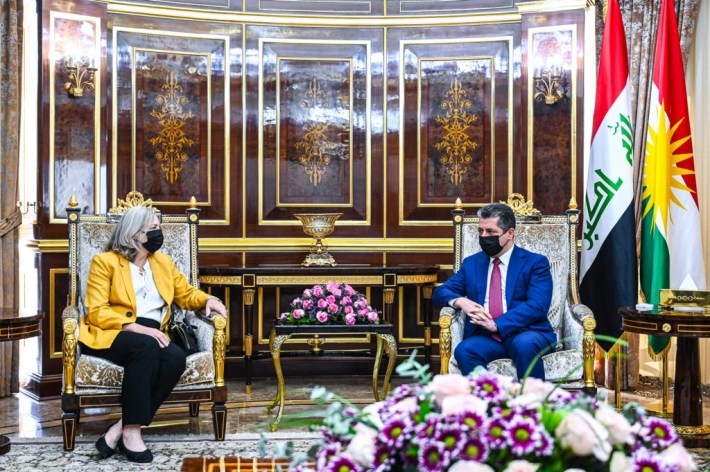 باڵیۆزی ئەمریکا بۆ مەسرور بارزانی: هەرێمی کوردستان هاوپەیمانێکی بەهێزی ئەمریکایە