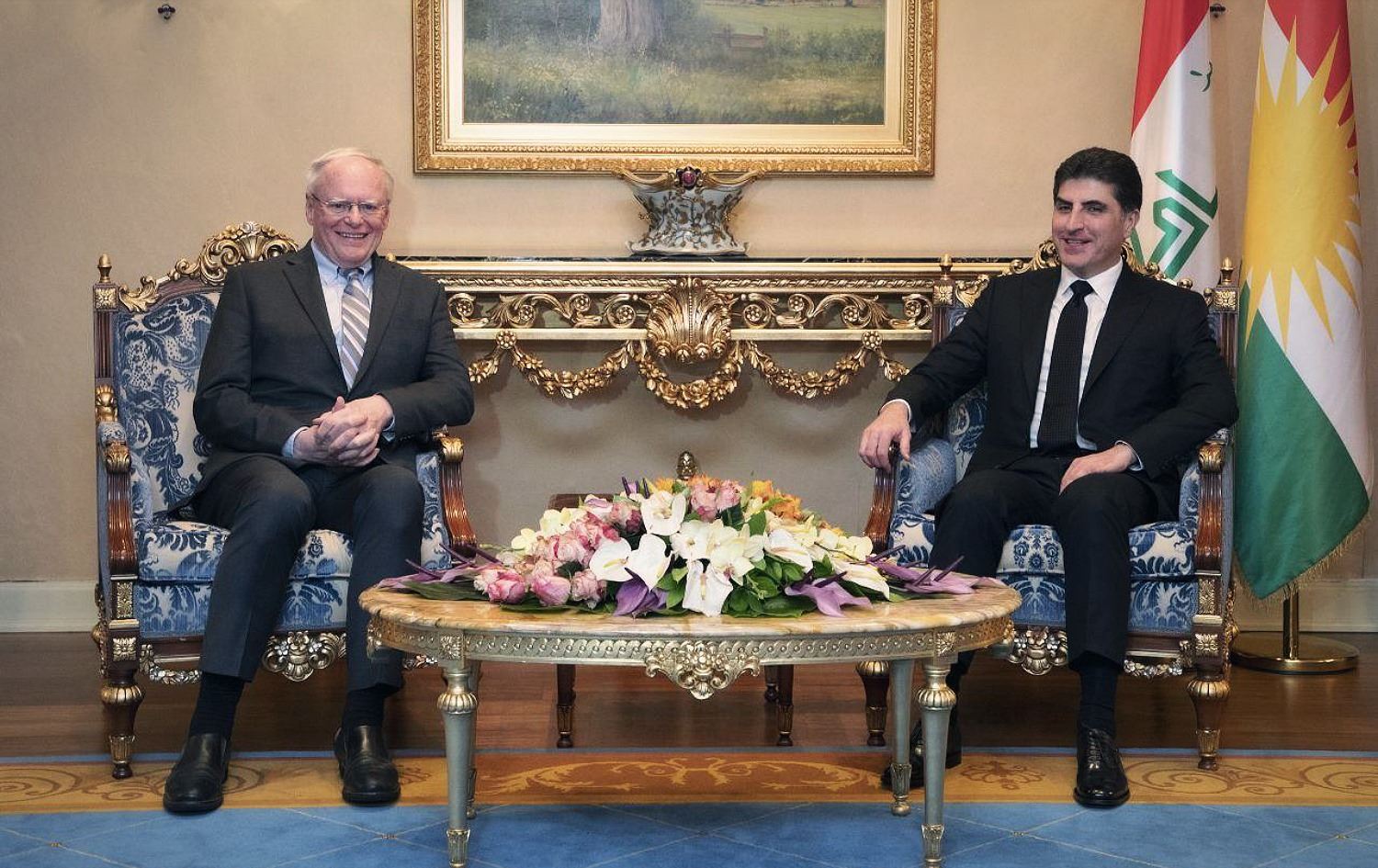 ئەمریکا وردەکاری دانیشتنی جەیمس جێفری و سەرۆکی هەرێمی خستە ڕوو