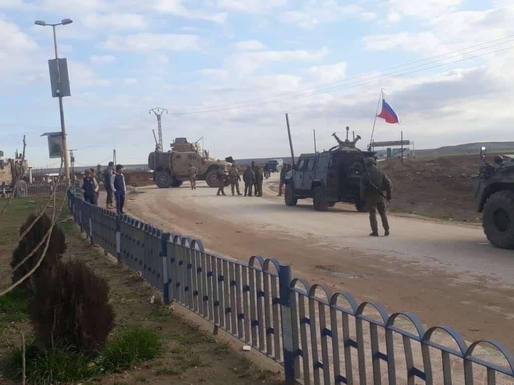 بەپەلە   ... لە نێوان هێزەکانی ئەمریکا و ڕووسیا لە تەل تەمەر تێکهەڵچوون ڕوویدا