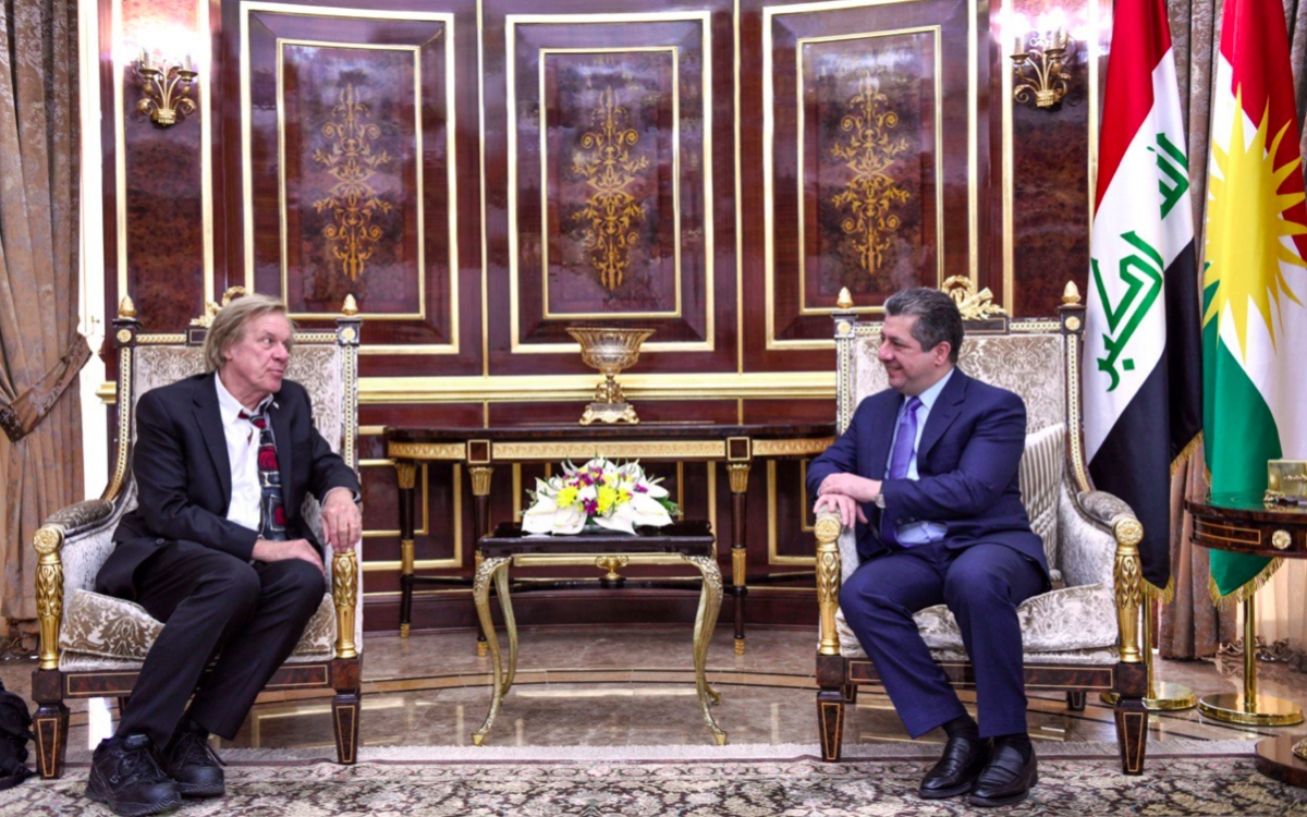 مەسرور بارزانی پێشوازی لە پارێزەرێکی نێودەوڵەتیی قوربانیانی جینۆسایدی گەلی کوردستان کرد