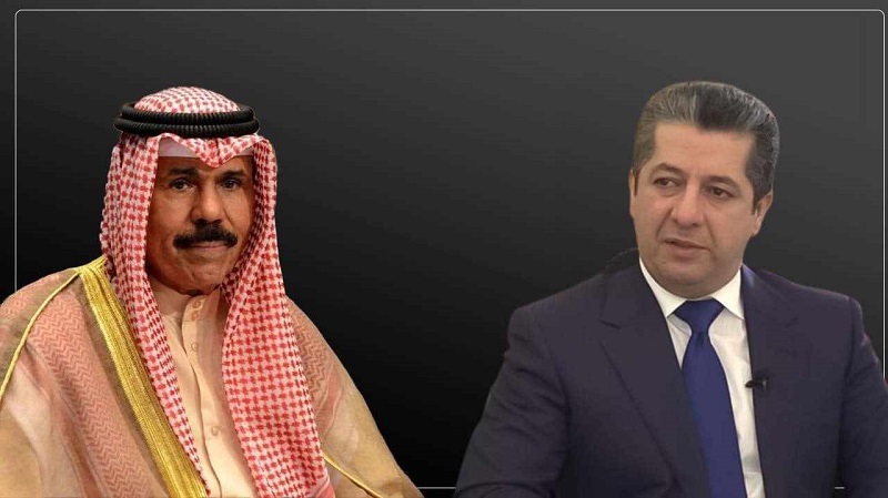 سەرۆکوەزیرانی هەرێمی کوردستان پەیامێکی سەرەخۆشی بۆ کۆچی دوایی ئەمیری کۆوەیت بڵاو کردەوە