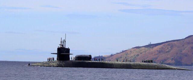 جووڵەی ژێردەریایی ئەتۆمی ئەمریکی بەرەو ئاوەکانی ناوچەکە