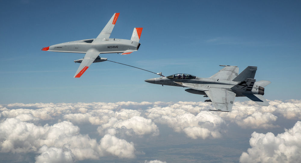 فڕۆکەیەکی بێفڕۆکەوان بۆ یەکەمین جار توانی ئۆپراسیۆنی گەیاندنی سووتەمەنی بۆ فڕۆکەیەکی دیکە لە ئاسمانەوە بە سەرکەتوویی ئەنجام بدات