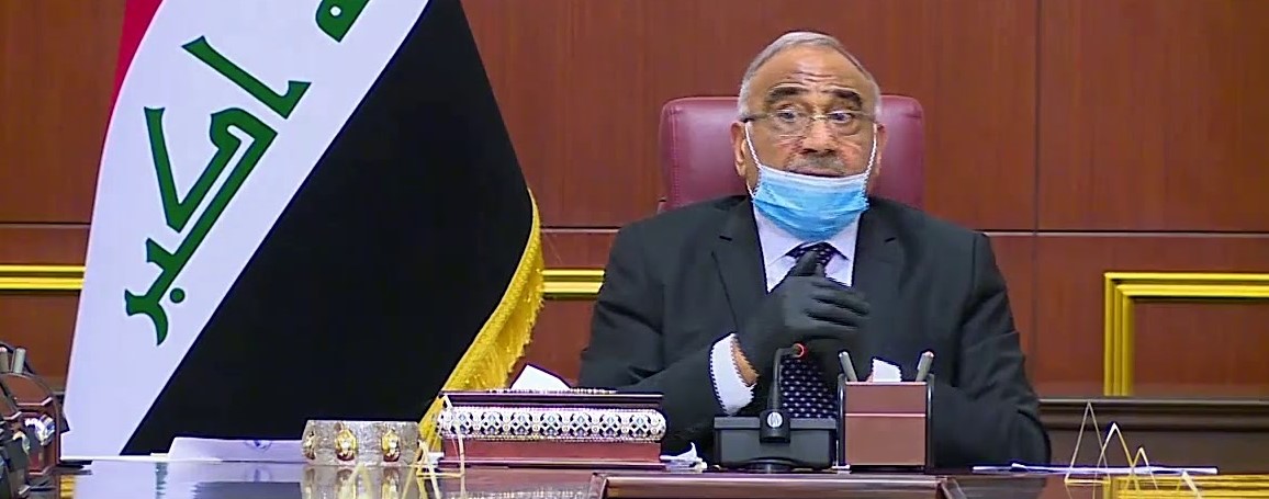 عادل عەبدۆلمەهدی نیگەرانی خۆی دەربارەی فڕینەکانی نزیک بە ناوچەگەلی سەربازی دەربڕی