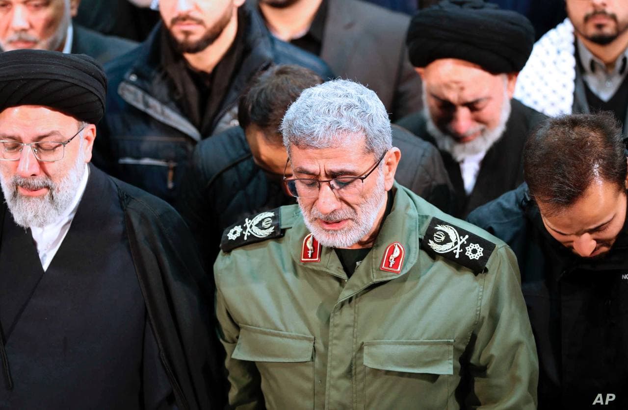 جێگرەکەی قاسم سلێمانی و شیعەکانی ئێران دەستەوداوێنی کورد و سەرۆک بارزانی دەبن