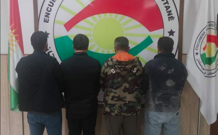 لە سۆران چوار کەس به ماددەی هۆشبەر و چەکەوە دەستگیر کران