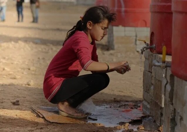 تورکیا ئاوی خواردنەوەی دانیشتوانی شاری حەسەکەی گرتووەتەوە