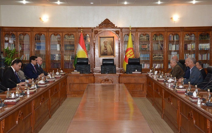 دەستەی کارگێڕی مەکتەبی سیاسی پێشوازی لە سکرتێری گشتی پارتی رەنجدەرانی کوردستان کرد