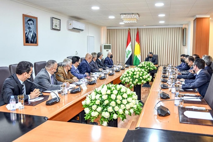 مەسروور بارزانی سەرۆکی حکوومەتی هەرێمی کوردستان سەردانی وەزارەتی دادی کرد