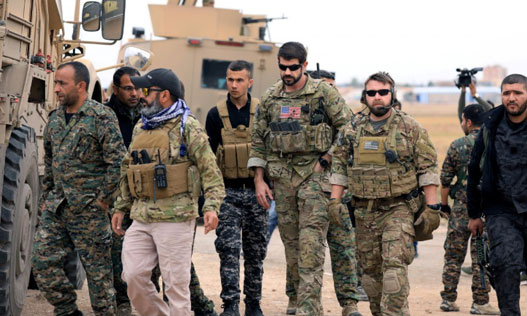 بڵاو بوونەوەی هێزەکانی ئەمریکا و هەسەدە لە ناوچەکانی سەربە جزیرە