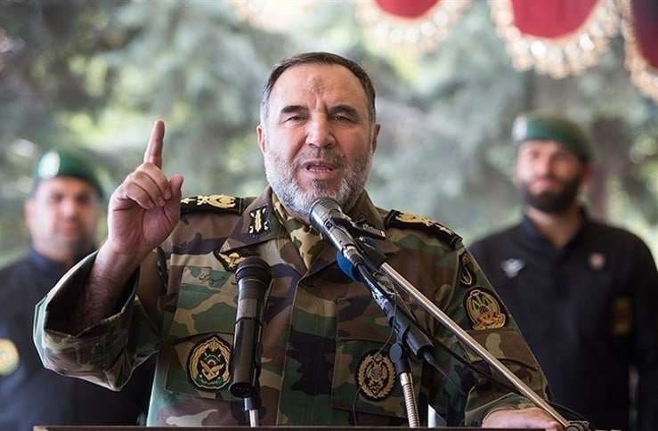 فەرماندەی هێزی زەوینی ئەرتەشی ئێران : بارەها گەورەیی و قەبارەی ئەمریکا مان لە ناوچەکە شکست داوە